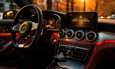A beautiful dashboard of a Mercedez symbolizing the car's condition matter to increase the car's value before selling